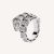 Bulgari Serpenti Viper One-coil Ring in 18 kt White Gold