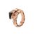 Bulgari Serpenti Viper Ring in Rose Gold with Onyx