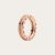 Bvlgari Women B.zero1 One-Band Ring in 18 KT Rose Gold Set with Pave Diamonds on the Spiral