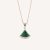 Bvlgari Women DIVAS’ DREAM Necklace in 18 KT Rose Gold with Pendant Set-Green