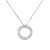 Cartier Love Necklace Diamond-paved in White Gold-Silver