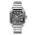 Cartier Men Santos De Cartier Watch Large Model Automatic Movement in Steel-Black