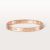 Cartier Women Love Bracelet in Rose Gold with Diamonds