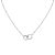 Cartier Women Love Necklace in White Gold with Diamonds-Silver