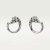 Cartier Women Panthère De Cartier Hoop Earrings in White Gold