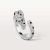 Anello Cartier Panthère De Cartier da donna in oro bianco 18 carati - CRN4748900