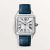 Cartier Women Santos-Dumont Watch Quartz Movement in Steel-Navy