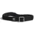 Chanel Women Goatskin Silver-Tone Metal & Strass Black Belt AA7319