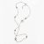 Chanel Women Long Necklace in Metal Glass Pearls and Strass