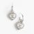 Chanel Women Pendant Earrings in Metal & Strass-White