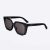 Dior Unisex DiorMidnight S1I Black Square Sunglasses