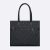 Dior Men Safari Tote Bag Black Dior Oblique Jacquard and Grained Calfskin