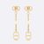 Dior Women 30 Montaigne Earrings Gold-Finish Metal-E3089WOMMT