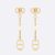 Orecchini Dior da donna 30 Montaigne in metallo finitura oro-E3089WOMMT