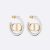 Dior Women 30 Montaigne Earrings Gold-Finish and Silver-Finish Metal-E2027WOMMT