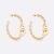 Dior Women CD Lock Earrings Gold-Finish Metal