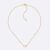 Dior Women Clair D Lune Necklace Gold-Finish Metal