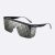 Dior Unisex DiorClub M1U Black Dior Oblique Mask Sunglasses