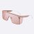 Dior Unisex DiorClub M1U Pink Dior Oblique Mask Sunglasses