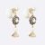 Dior Women Jardin Enchanté Earrings Antique Matte Copper-Finish Metal