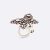 Dior Women Papillon De Nuit Ring Antique Silver-Finish Metal