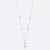 Dior Women Rose Des Vents Long Necklace Yellow Gold Diamonds and Mother-of-Pearl