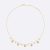 Dior Women Rose Des Vents Necklace Yellow Gold Diamonds and Mother-of-pearl