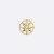 Dior Women Small Rose Des Vents Earring Yellow Gold and Diamond