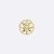 Dior Damen Ohrring „Kleine Rose des Vents“ aus Gelbgold und Diamanten