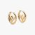 Fendi Women F Is Fendi Earrings Gold-Colored