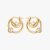 Fendi Women F is Fendi Earrings Gold-colored Metal