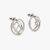 Fendi Women F is Fendi Earrings Silver-coloured with F is Fendi Motif