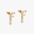 Fendi Women First Earrings Gold-coloured Earrings with Fendi First log