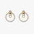 Fendi Women Hoop Earrings with Fendi O’Lock Motif