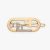 Fendi Women O’Lock Hair Clip Gold-Coloured