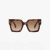 Fendi Women Roma FF Havana Acetate Sunglasses-Brown