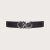 Ferragamo Men Reversible and Adjustable Gancini Belt-Black