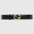 Gucci GG Unisex Gucci Signature Leather Belt Interlocking G Buckle 4 cm Width