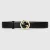 Gucci GG Unisex Leather Belt with Interlocking G Buckle 4 cm Width