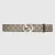 Gucci Unisex GG Blondie Belt Round Interlocking G Buckle Beige Ebony Supreme Canvas