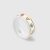 Gucci Unisex Icon Ring mit Edelsteinen-Weiß 527095J8F768521