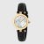 Gucci Women Diamantissima Watch Quartz Movement 27 mm in Light Yellow Gold PVD-White