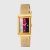 Gucci Women G-Frame Watch Quartz Movement in Yellow Gold PVD