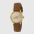 Gucci Women G-Timeless Watch Quartz Movement 29 mm in Yellow Gold PVD-Brown