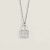 Hermes Women Amulettes Constance Pendant with Diamonds and Kelly Snap Closure