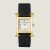 Hermes Women Heure H Watch Small Model Quartz Movement 25 mm in Steel-Black