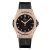 Hublot Men Classic Fusion King Gold Pave 42 mm-Black