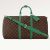 Louis Vuitton LV Unisex Keepall Bandoulière 50 Green Monogram Macassar Coated Canvas M46774