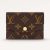 Louis Vuitton LV Unisex Rosalie Coin Purse Rose Ballerine Pink Monogram Coated Canvas Grained Cowhide Leather