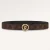 Louis Vuitton Unisex LV Circle 35 MM Reversible Belt Black Leather Monogram Canvas